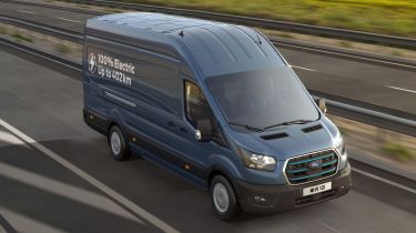 Ford E-Transit Extended Range - front action